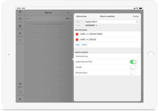 Ipad trading app